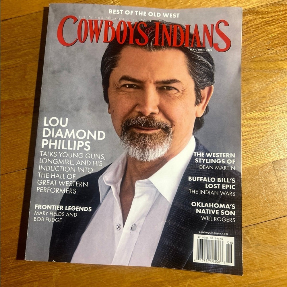 Cowboys and Indians Magazine Lou Diamon Cover!